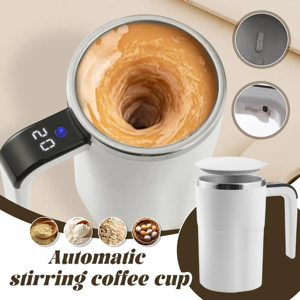 SmartMug – Selbstrührender Becher mit Temperaturanzeige. Perfekt gemixt, überall.